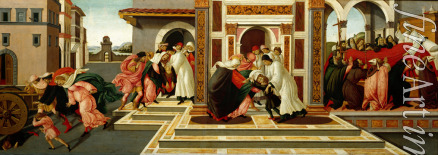 Botticelli Sandro - Last Miracle and the Death of Saint Zenobius