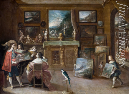 Francken Frans the Younger - A visit to the Art Dealer