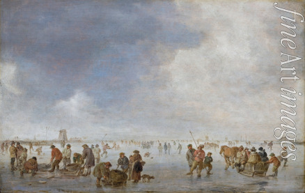 Goyen Jan Josefsz van - Winterszene auf dem Eis