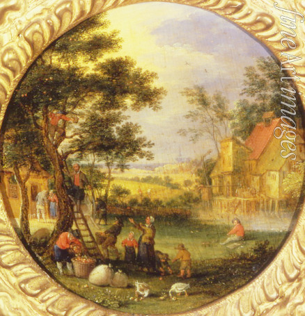 Brueghel Jan the Younger - Gathering Apples