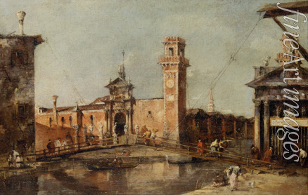 Guardi Francesco - Tor zum Arsenal in Venedig