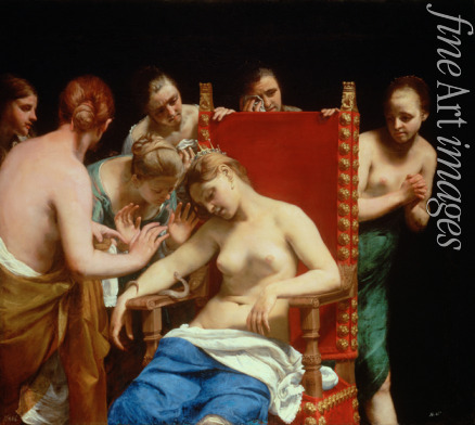 Canlassi (Genannt Cagnacci) Guido (Guidobaldo) - Selbstmord der Kleopatra