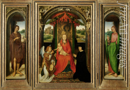 Memling Hans - Small Triptych of St. John the Baptist