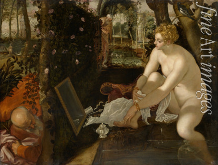 Tintoretto Jacopo - Susanna at her Bath