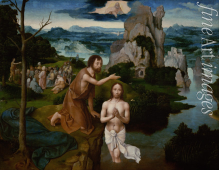 Patinier Joachim - The Baptism of Christ