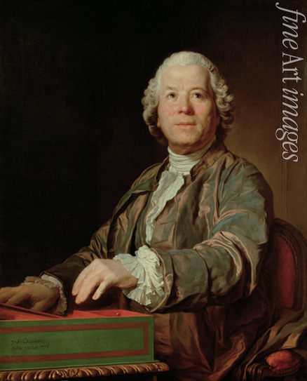 Duplessis Joseph-Siffred - Portrait of the composer Christoph Willibald Ritter von Gluck (1714-1787)