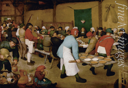 Bruegel (Brueghel) Pieter der Ältere - Die Bauernhochzeit
