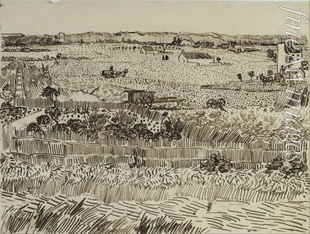 Gogh Vincent van - Ernte in der Provence (für Émile Bernard)