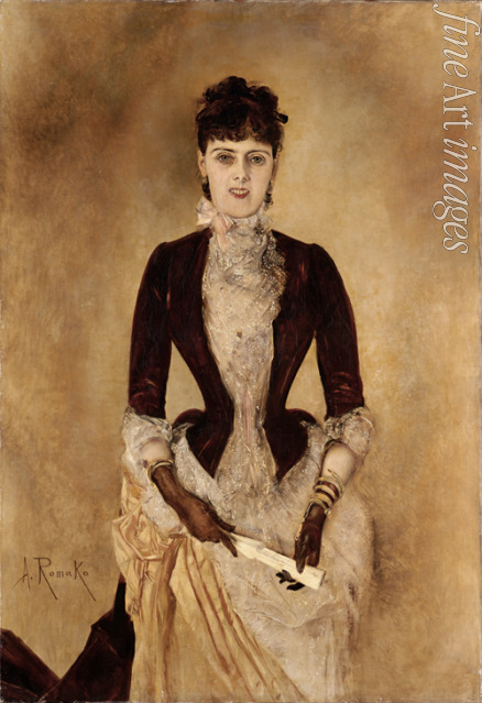 Romako Anton - Portrait of Isabella Reisser