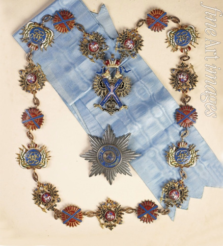 Orders decorations and medals - The insignia of the Order of St. Andrew the Apostle the First-Called