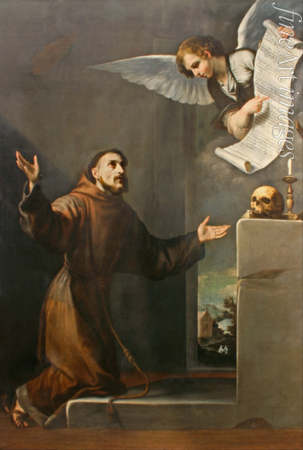 Ribera José de - Saint Francis receives the Stigmata