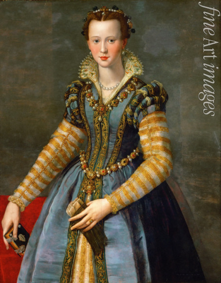 Allori Alessandro - Portrait of Maria de' Medici (1540–1557)