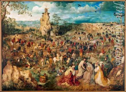 Bruegel (Brueghel) Pieter der Ältere - Die Kreuztragung Christi