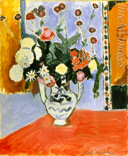 Matisse Henri - Bunch of flowers (Vase with two handles)