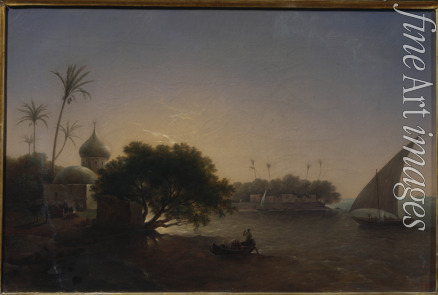 Chernetsov Grigori Grigorievich - View of the Nile in Egypt