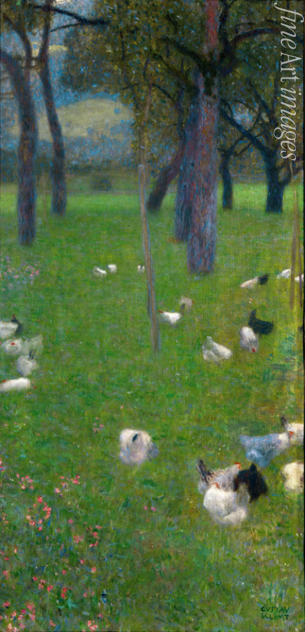 Klimt Gustav - After the rain (Garden with chickens in St. Agatha)