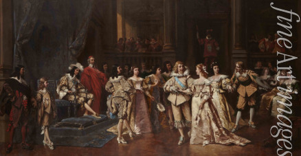 Bakalowicz Wladyslaw - The Ball at the Court of Louis XIII of France