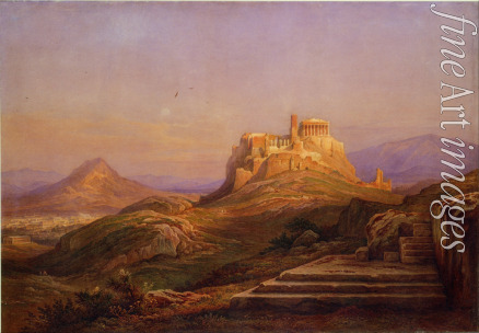Müller Rudolf - Ansicht der Akropolis von der Pnyx aus gesehen