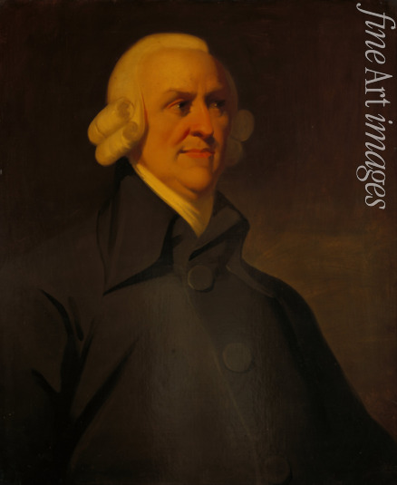 Unbekannter Künstler - Porträt von Adam Smith (1723-1790)
