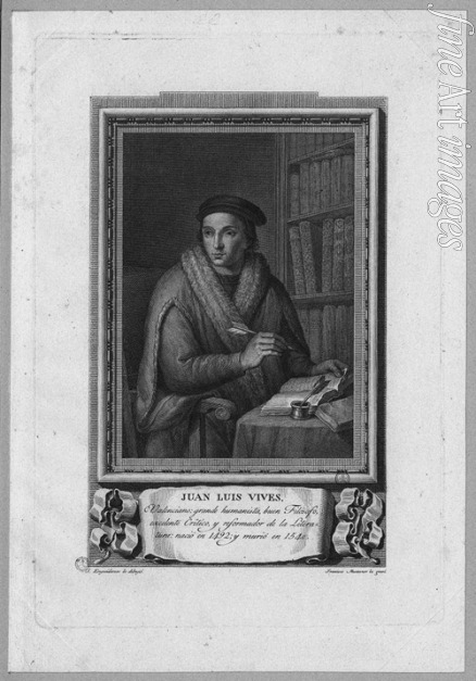 López Enguídanos José - Portrait of Juan Luis Vives (1492-1540)
