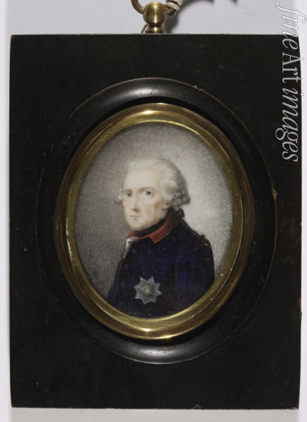 Chodowiecki Daniel Nikolaus - Portrait of Frederick II of Prussia (1712-1786)