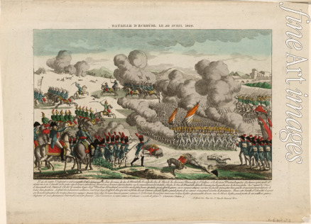 Anonymous - The Battle of Eggmühl on 22 April 1809