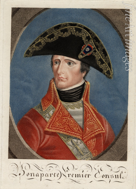 Unbekannter Künstler - Napoleon Bonaparte als Erster Konsul der Französischen Republik