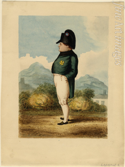 Unknown artillery officer - Napoleon Bonaparte on the island of Saint Helena