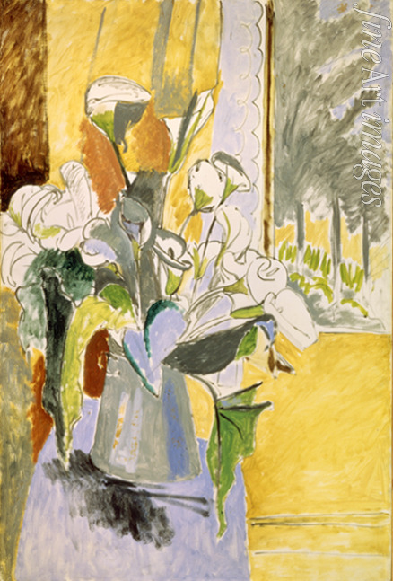 Matisse Henri - Blumenstrauß auf der Veranda