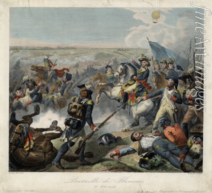 Mauzaisse Jean-Baptiste - The Battle of Fleurus on 26 June 1794