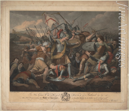 Burke Thomas - The Battle of Agincourt on 25 October 1415