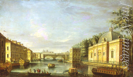 Valeriani Giuseppe - Blick auf die Fontanka in St. Petersburg
