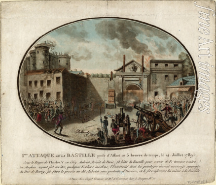 Cornu Jean-Alexis - Der Sturm auf die Bastille am 14. Juli 1789