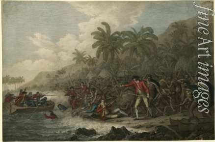 Webber John - The Death of Captain James Cook on February 14, 1779