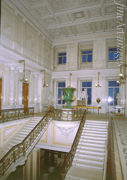 Russian Architecture - Interior of the Hermitage Theatre in Saint Petersburg