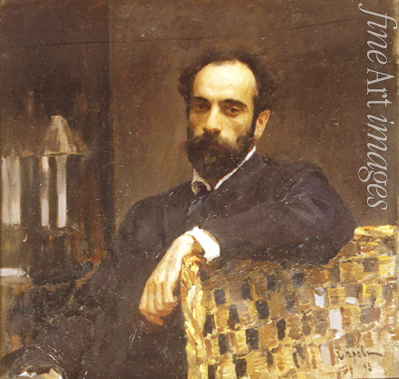Serow Valentin Alexandrowitsch - Porträt von Maler Isaak Lewitan (1861-1900)