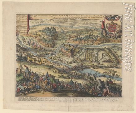 Hooghe Romeyn de - Die Belagerung von Trembowla durch die osmanisch-tatarische Streitmacht 1675