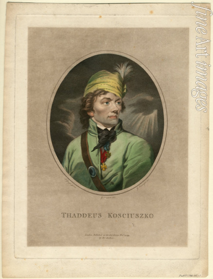 Taubert Gustav - Portrait of Tadeusz Kosciuszko (1746-1817)