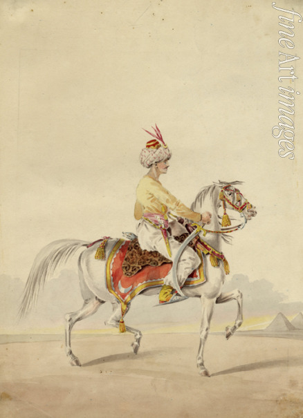 Unbekannter Künstler - Mamluk zu Pferde