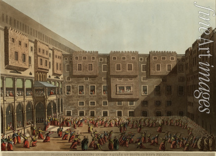 Mayer Luigi - Ausübung der Mamluken auf dem Platz vor dem Palast von Murad Bey