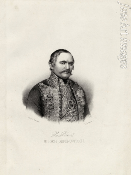 Desmaisons Émile - Miloš Obrenovic I. (1780-1860), Fürst von Serbien