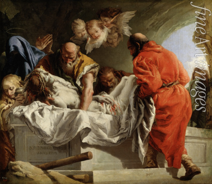 Tiepolo Giandomenico - Die Grablegung Christi
