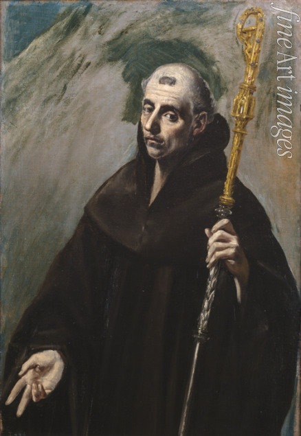 El Greco Dominico - Heiliger Benedikt von Nursia