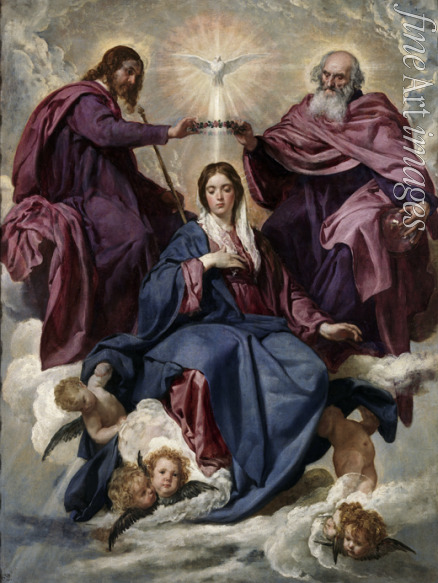 Velàzquez Diego - The Coronation of the Virgin