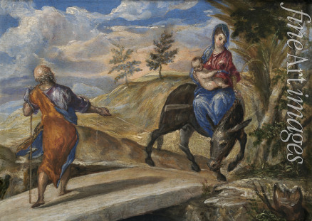 El Greco Dominico - The Flight into Egypt