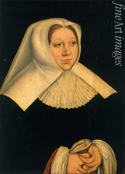 Cranach Lucas der Ältere - Porträt der Margarethe von Österreich (1480-1530)