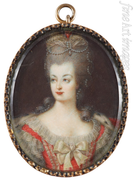 Anonymous - Portrait of Queen Marie Antoinette of France (1755-1793)