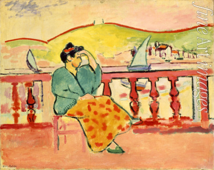 Matisse Henri - Dame auf der Terrasse