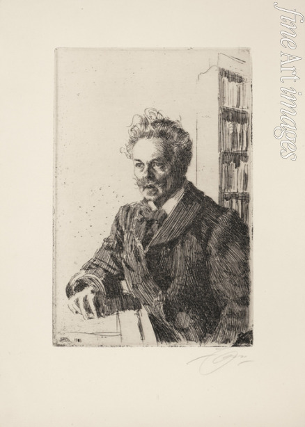 Zorn Anders Leonard - August Strindberg