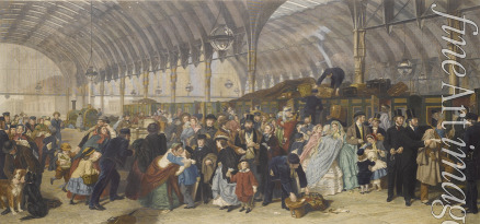 Frith William Powell - The Railway Station